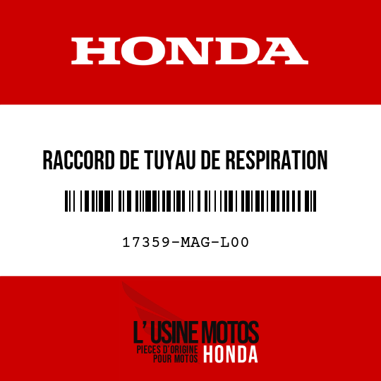 image de 17359-MAG-L00 RACCORD DE TUYAU DE RESPIRATION