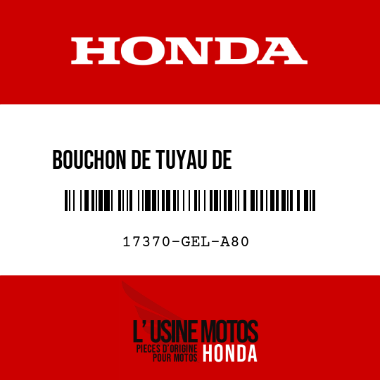 image de 17370-GEL-A80 BOUCHON DE TUYAU DE           RESPIRATION