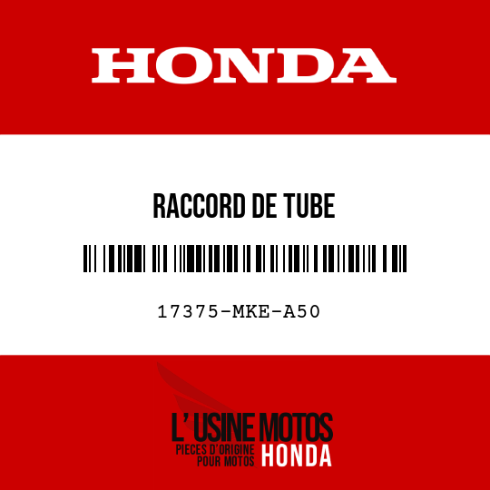 image de 17375-MKE-A50 RACCORD DE TUBE