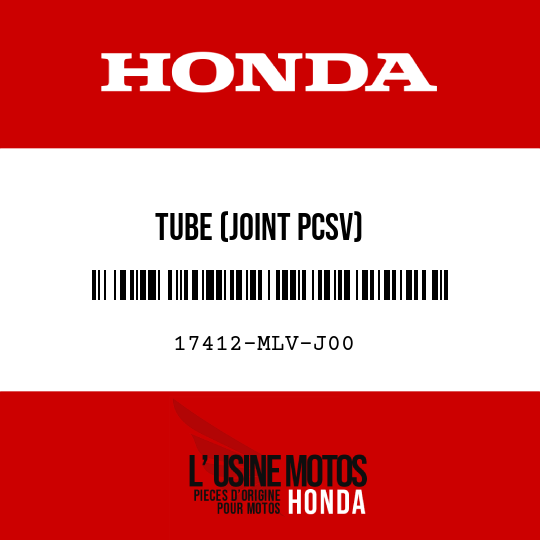 image de 17412-MLV-J00 TUBE (JOINT PCSV)