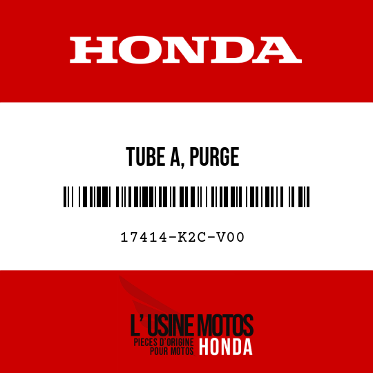 image de 17414-K2C-V00 TUBE A, PURGE