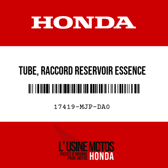 image de 17419-MJP-DA0 TUBE, RACCORD RESERVOIR ESSENCE