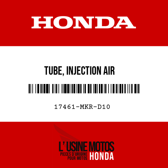 image de 17461-MKR-D10 TUBE, INJECTION AIR