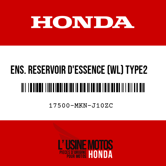 image de 17500-MKN-J10ZC ENS. RESERVOIR D'ESSENCE (WL) TYPE2 1