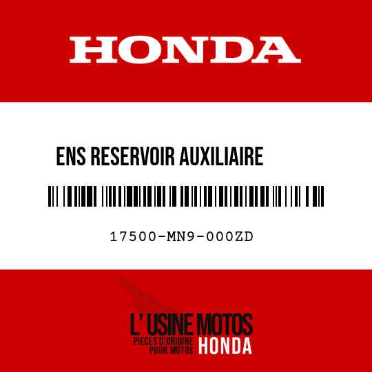 image de 17500-MN9-000ZD ENS RESERVOIR AUXILIAIRE     ESSENCE (WL) YR158M 