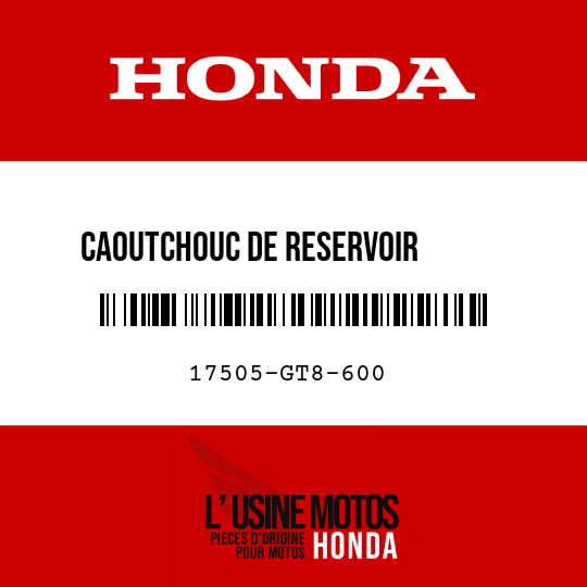 image de 17505-GT8-600 CAOUTCHOUC DE RESERVOIR       D'ESSENCE
