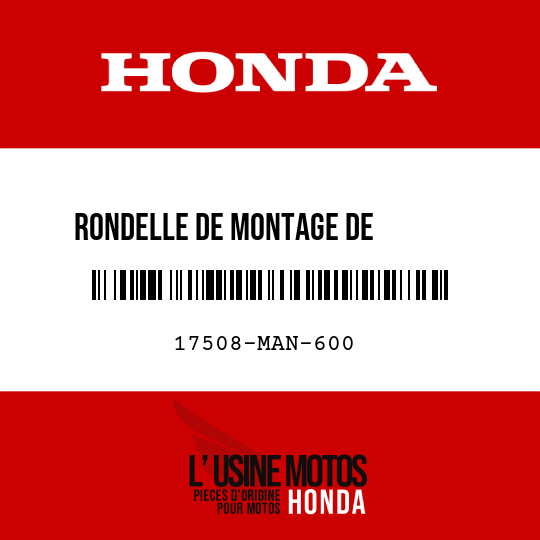 image de 17508-MAN-600 RONDELLE DE MONTAGE DE        RESERVOIR