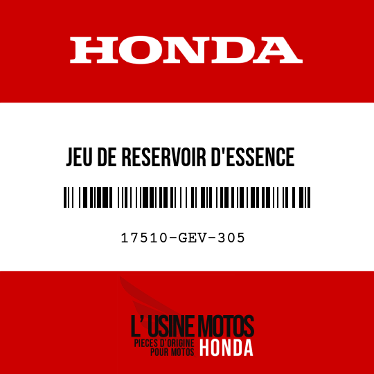image de 17510-GEV-305 JEU DE RESERVOIR D'ESSENCE