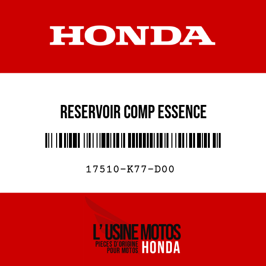 image de 17510-K77-D00 RESERVOIR COMP ESSENCE