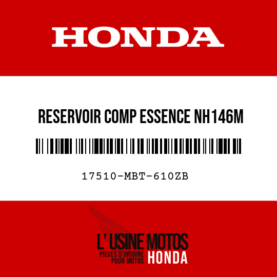 image de 17510-MBT-610ZB RESERVOIR COMP ESSENCE NH146M 