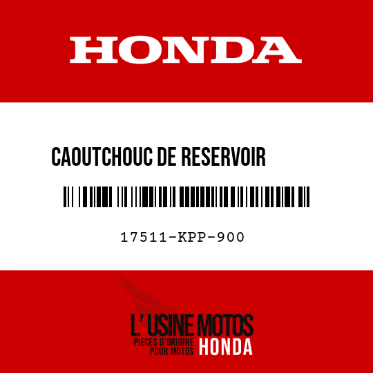 image de 17511-KPP-900 CAOUTCHOUC DE RESERVOIR       D'ESSENCE