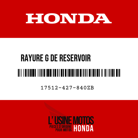 image de 17512-427-840ZB RAYURE G DE RESERVOIR        D'ESSENCE TYPE2