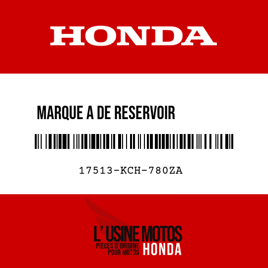 image de 17513-KCH-780ZA MARQUE A DE RESERVOIR         D'ESSENCE () TYPE3