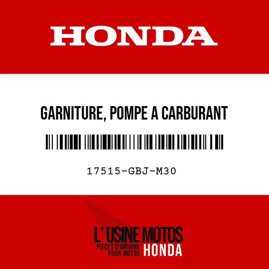 image de 17515-GBJ-M30 GARNITURE, POMPE A CARBURANT