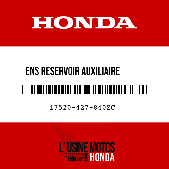 image de 17520-427-840ZC ENS RESERVOIR AUXILIAIRE     ESSENCE (WL) R23 