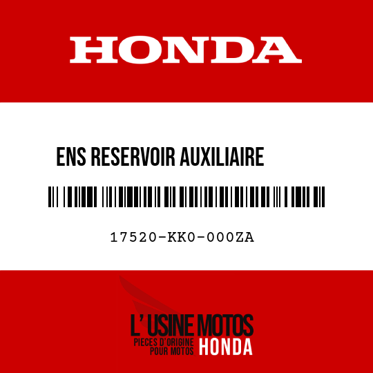 image de 17520-KK0-000ZA ENS RESERVOIR AUXILIAIRE     ESSENCE (WL) R119 
