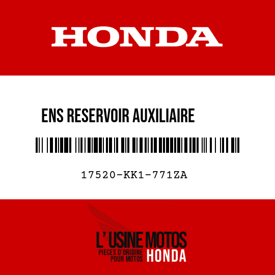 image de 17520-KK1-771ZA ENS RESERVOIR AUXILIAIRE     ESSENCE (WL) R119 