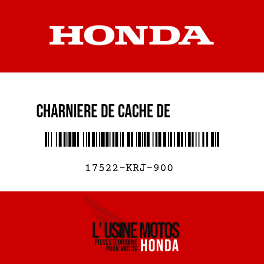 image de 17522-KRJ-900 CHARNIERE DE CACHE DE         CARBURANT