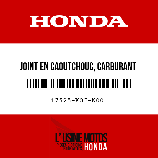 image de 17525-K0J-N00 JOINT EN CAOUTCHOUC, CARBURANT