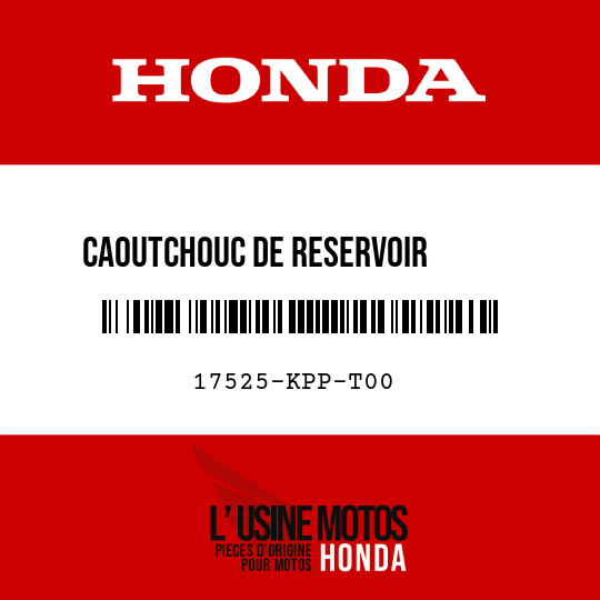 image de 17525-KPP-T00 CAOUTCHOUC DE RESERVOIR       D'ESSENCE