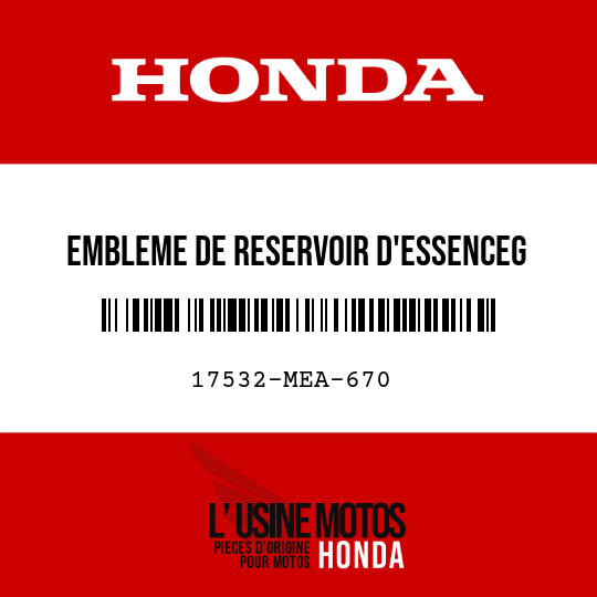 image de 17532-MEA-670 EMBLEME DE RESERVOIR D'ESSENCEG