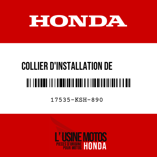 image de 17535-KSH-890 COLLIER D'INSTALLATION DE     COMPTEUR