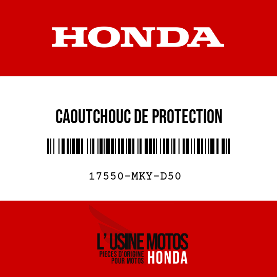 image de 17550-MKY-D50 CAOUTCHOUC DE PROTECTION