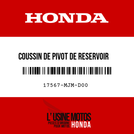 image de 17567-MJM-D00 COUSSIN DE PIVOT DE RESERVOIR D'ESSENCE