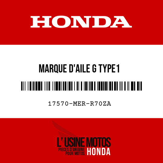 image de 17570-MER-R70ZA MARQUE D'AILE G TYPE1