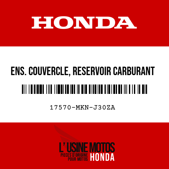 image de 17570-MKN-J30ZA ENS. COUVERCLE, RESERVOIR CARBURANT AV. (WL) TYPE1