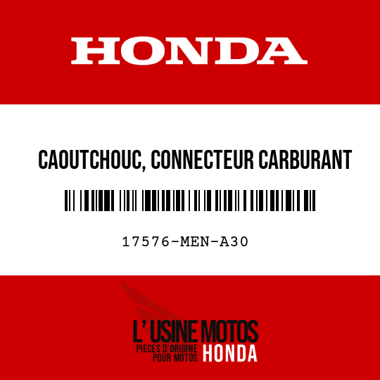 image de 17576-MEN-A30 CAOUTCHOUC, CONNECTEUR CARBURANT