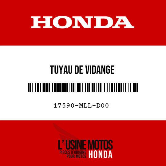 image de 17590-MLL-D00 TUYAU DE VIDANGE