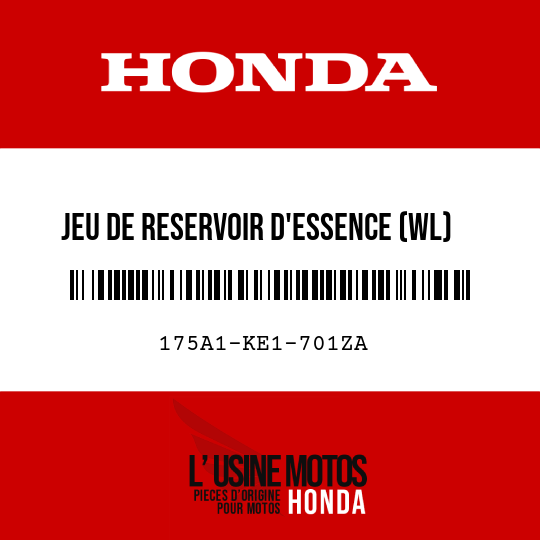 image de 175A1-KE1-701ZA JEU DE RESERVOIR D'ESSENCE (WL) R119 