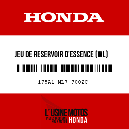 image de 175A1-ML7-700ZC JEU DE RESERVOIR D'ESSENCE (WL) PB174P 