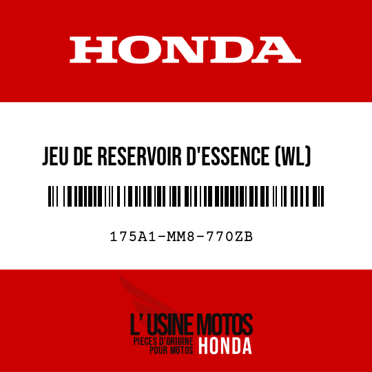 image de 175A1-MM8-770ZB JEU DE RESERVOIR D'ESSENCE (WL) R114CU 