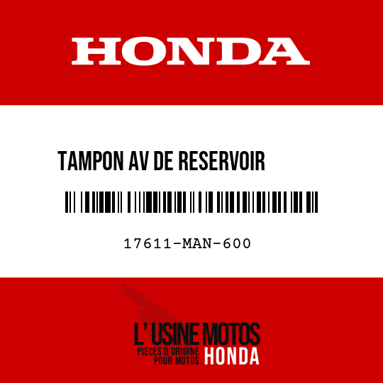 image de 17611-MAN-600 TAMPON AV DE RESERVOIR       ESSENCE
