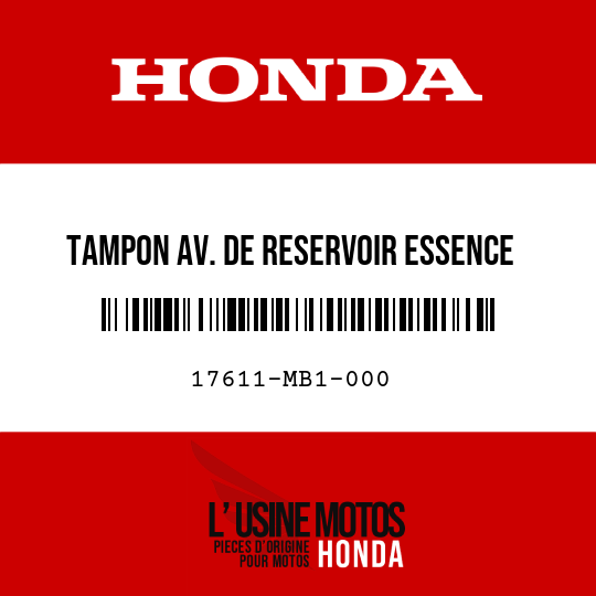 image de 17611-MB1-000 TAMPON AV. DE RESERVOIR ESSENCE