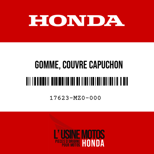 image de 17623-MZ0-000 GOMME, COUVRE CAPUCHON