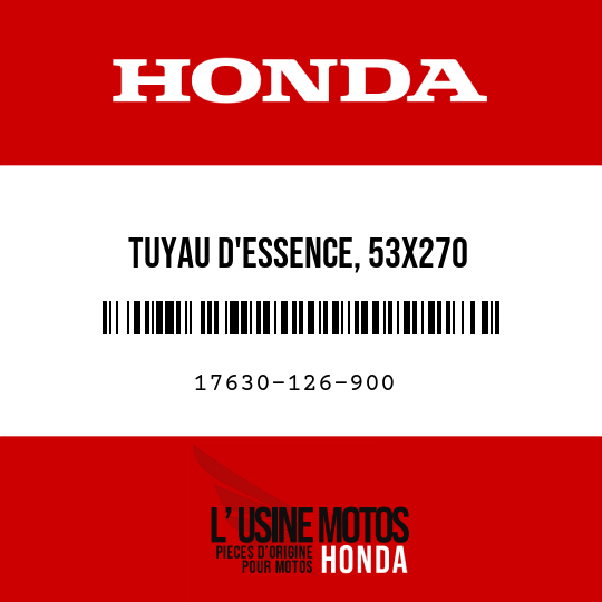 image de 17630-126-900 TUYAU D'ESSENCE, 53X270