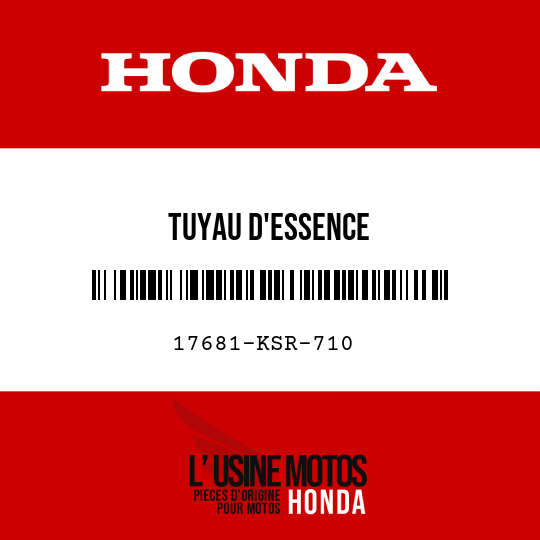 image de 17681-KSR-710 TUYAU D'ESSENCE