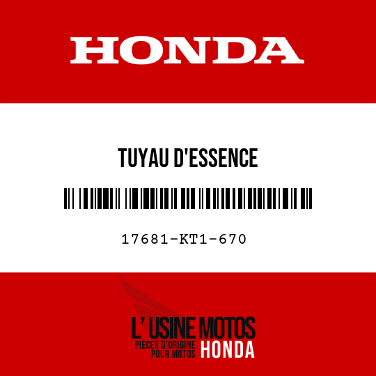image de 17681-KT1-670 TUYAU D'ESSENCE
