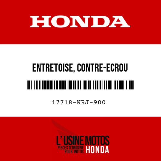 image de 17718-KRJ-900 ENTRETOISE, CONTRE-ECROU