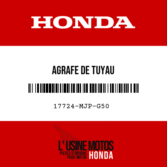 image de 17724-MJP-G50 AGRAFE DE TUYAU