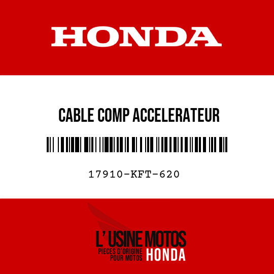 image de 17910-KFT-620 CABLE COMP ACCELERATEUR