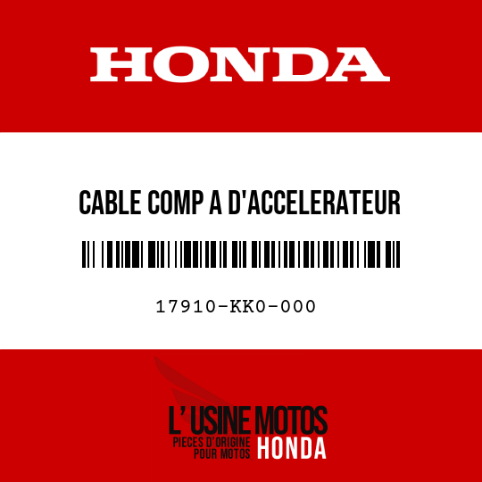 image de 17910-KK0-000 CABLE COMP A D'ACCELERATEUR