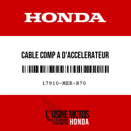 image de 17910-MER-R70 CABLE COMP A D'ACCELERATEUR