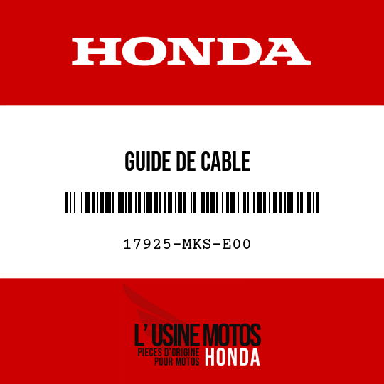 image de 17925-MKS-E00 GUIDE DE CABLE