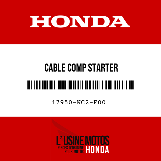 image de 17950-KC2-F00 CABLE COMP STARTER