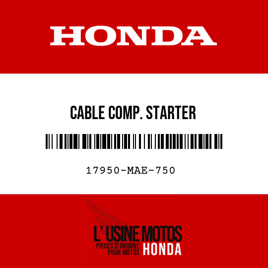 image de 17950-MAE-750 CABLE COMP. STARTER