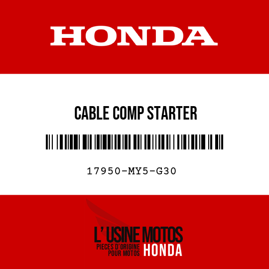 image de 17950-MY5-G30 CABLE COMP STARTER